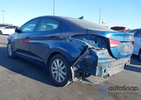 2014 Hyundai Elantra Se from USA, damaged, VIN KMHDH4AE9EU158103